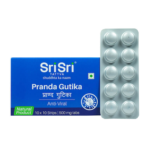 Пранда Гутика (100 таб, 500 мг), Pranda Gutika Anti-Viral, произв. Sri Sri Tattva #1