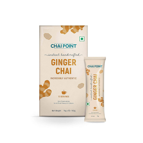 Растворимый Чай с Имбирем (10 пак, 14 г), Instant Ginger Tea, произв. Chai Point #1