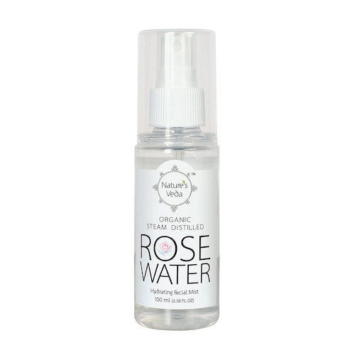 Розовая вода (100 мл), Organic Rose Water, произв. Nature&apos;s Veda #1