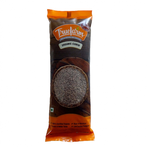Семена Кумина (250 г), Organic Cumin Whole, произв. Truefarm #1
