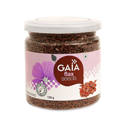 Семена Льна (120 г), Flax Seeds, произв. Gaia #1