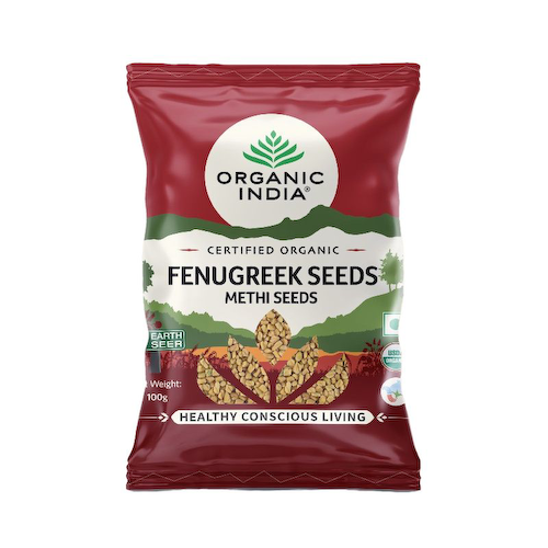 Семена Пажитника (100 г), Fenugreek Seeds, произв. Organic India #1
