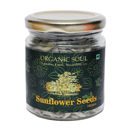 Семена Подсолнечника (100 г), Sunflower Seeds, произв. Organic Soul #1