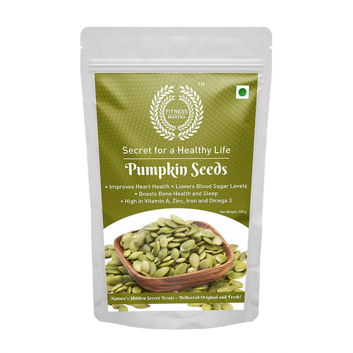 Семена Тыквы (250 г), Pumpkin Seeds, произв. Fitness Mantra #1