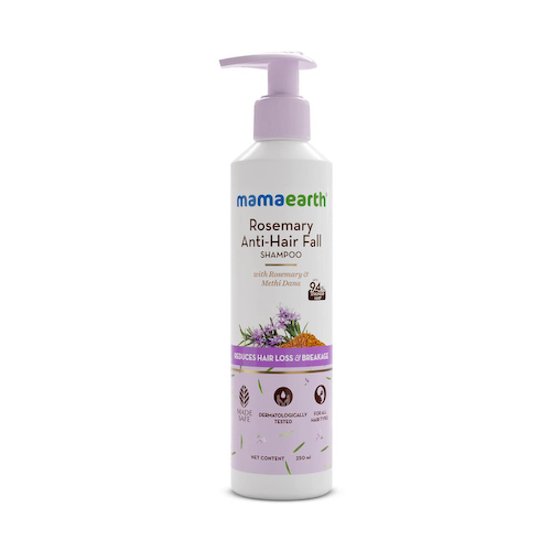 Шампунь от выпадения волос с Розмарином (250 мл), Rosemary Anti-Hair Fall Shampoo, произв. Mamaearth #1