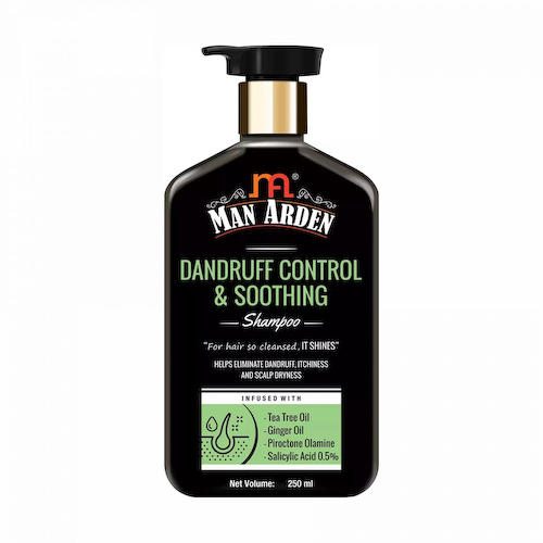 Шампунь против перхоти и зуда кожи головы (250 мл), Dandruff Control &amp; Soothing Shampoo, произв. Man Arden #1