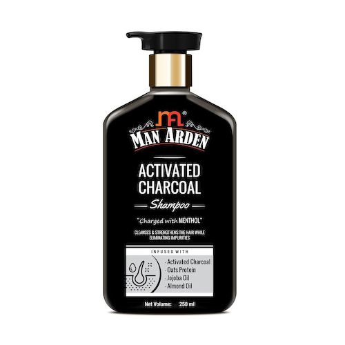 Шампунь с Активированным углем (250 мл), Activated Charcoal Shampoo, произв. Man Arden #1