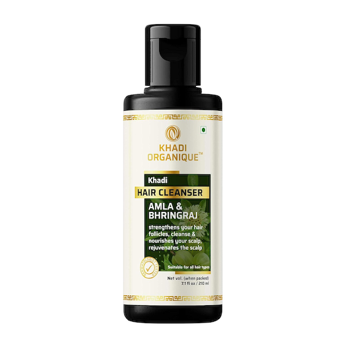 Шампунь с Амлой и Брингараджем (210 мл), Hair Cleanser Amla &amp; Bhringraj, произв. Khadi Organique #1