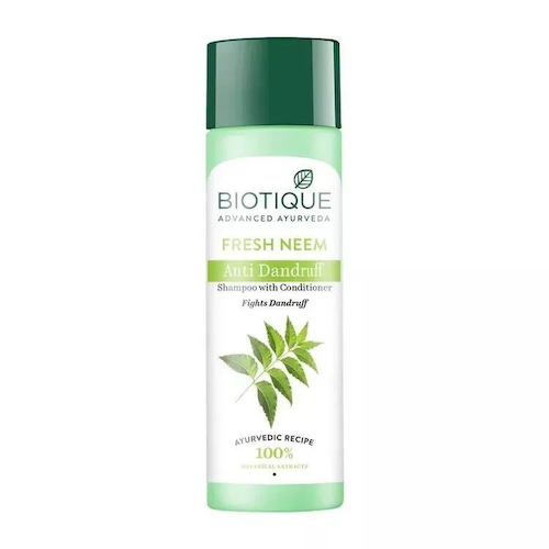 Шампунь-кондиционер против перхоти с Нимом (190 мл), Fresh Neem Anti Dandruff Shampoo with Conditioner, произв. Biotique #1
