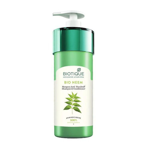 Шампунь-кондиционер против перхоти с Нимом (800 мл), Bio Neem Margosa Anti-Dandruff Shampoo &amp; Conditioner, произв. Biotique #1