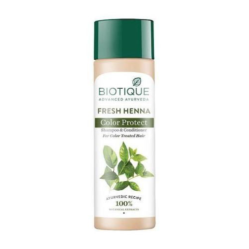Шампунь-кондиционер с Хной (120 мл), Fresh Henna Color Protect Shampoo &amp; Conditioner, произв. Biotique #1