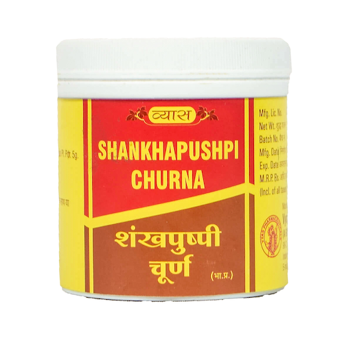 Шанкхапушпи Чурна (100 г), Shankhapushpi Churna, произв. Vyas #1