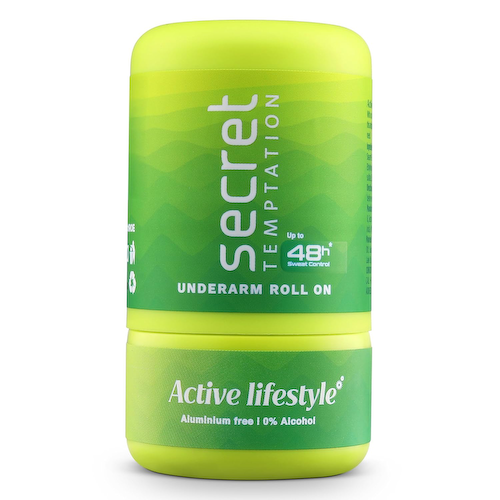 Шариковый дезодорант для активного образа жизни (50 мл), Anti-perspirant Roll On Active Lifestyle, произв. Secret Temptation #1