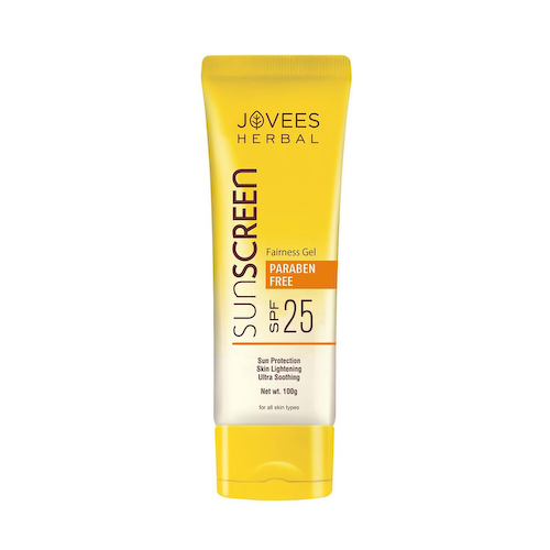Солнцезащитный гель для лица SPF 25 (100 г), Sunscreen Fairness Gel SPF 25, произв. Jovees #1