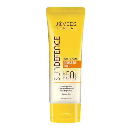 Солнцезащитный крем SPF 50 для естественного ухода за кожей (50 г), SunDefence Natural Care SPF 50 PA+++, произв. Jovees #1