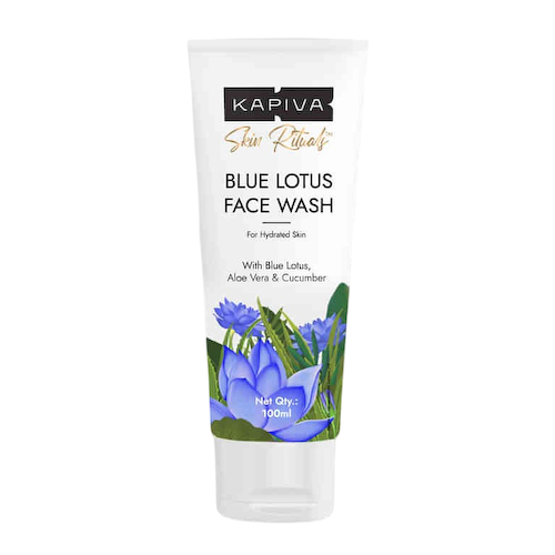 Средство для умывания с Голубым лотосом (100 мл), Blue Lotus Face Wash, произв. Kapiva #1