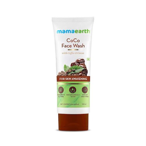 Средство для умывания с Кофе и Какао: для пробуждения кожи (100 мл), CoCo Face Wash for Skin Awakening, произв. Mamaearth #1