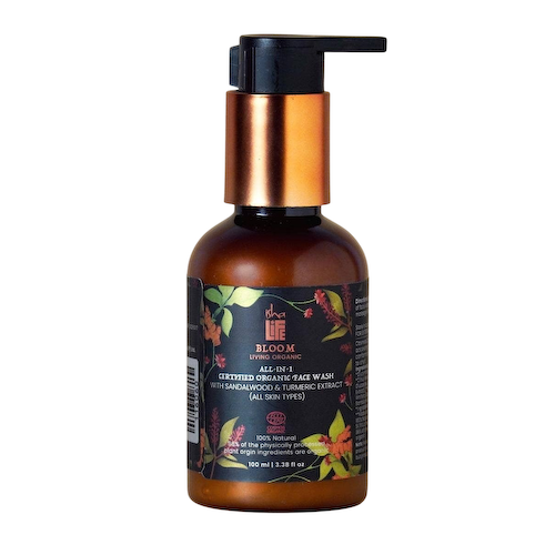 Средство для умывания с Сандалом и Куркумой (100 мл), All-in-1 Face Wash with Sandalwood &amp; Turmeric Extract, произв. Isha Life #1