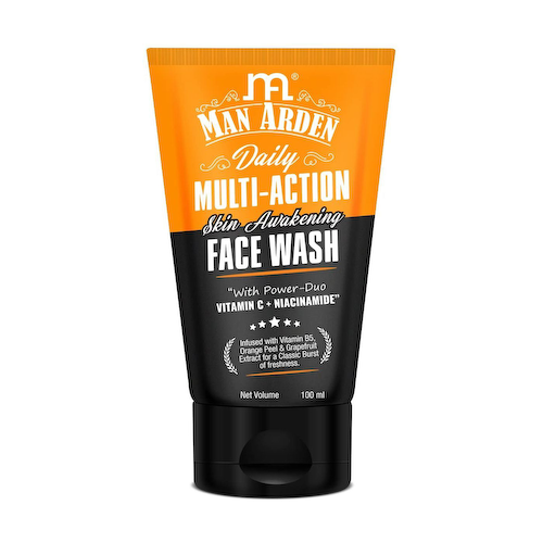 Средство для умывания с Витамином С и Ниацинамидом (100 мл), Multi-Action Skin Awakening Face Wash Vitamin C + Niacinamide, произв. Man Arden #1