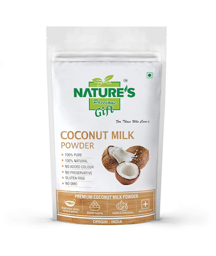 Сухое кокосовое молоко (100 г), Coconut Milk Powder, произв. Nature&apos;s Gift #1