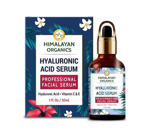 Сыворотка для лица с Гиалуроновой кислотой (30 мл), Hyaluronic Acid Serum, произв. Himalayan Organics #1