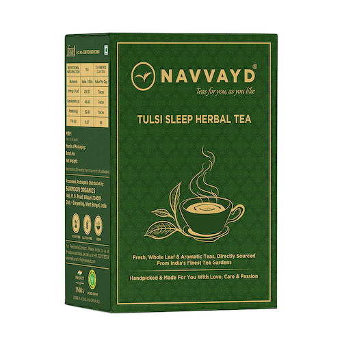 Травяной чай с Тулси для здорового сна (100 г), Tulsi Sleep Herbal Tea, произв. Navvayd #1