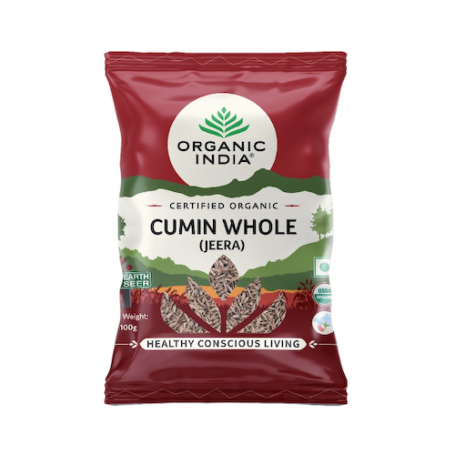 Цельный Кумин (100 г), Cumin Whole, произв. Organic India #1