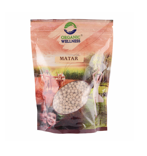 Уайт Матар (Белый горох цельный) (450 г), White Matar Whole, произв. Organic Wellness #1