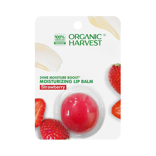 Увлажняющий бальзам для губ Клубника (8 г), Moisturizing Lip Balm Strawberry, произв. Organic Harvest #1