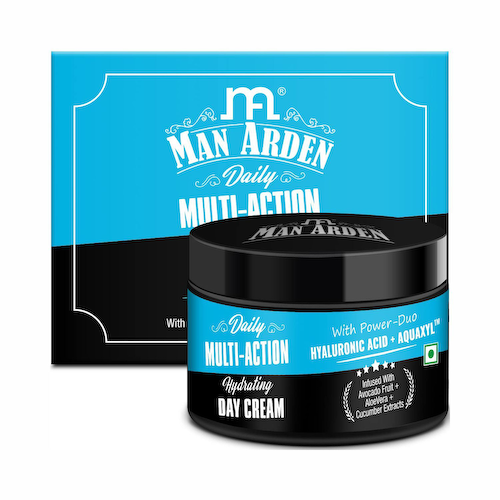 Увлажняющий дневной крем с Гиалуроновой кислотой и Акваксилом (50 г), Multi-Action Hydrating Day Cream Hyaluronic Acid + Aquaxyl, произв. Man Arden #1