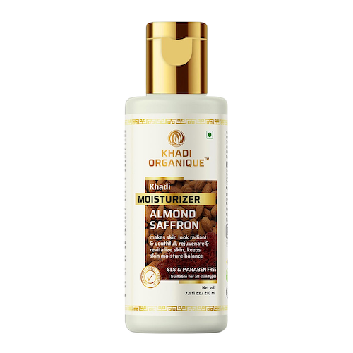Увлажняющий крем с Миндалем и Шафраном (210 мл), Moisturizer Almond Saffron, произв. Khadi Organique #1