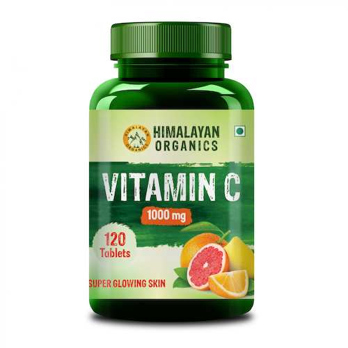 Витамин С (120 таб, 1000 мг), Vitamin C, произв. Himalayan Organics #1
