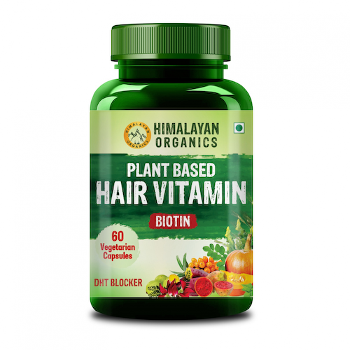 Витамины для волос (60 кап), Hair Vitamin, произв. Himalayan Organics #1