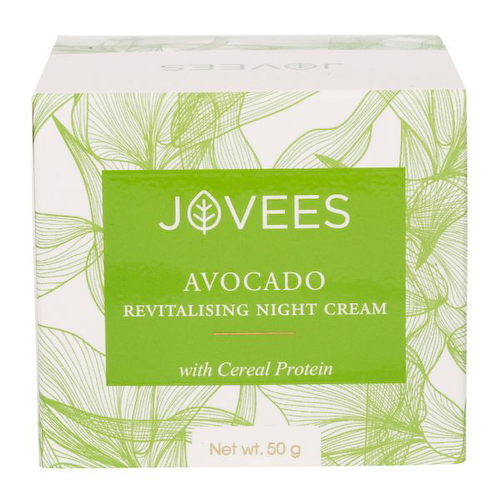 Восстанавливающий ночной крем с Авокадо и Зерновым белком (50 г), Avocado Revitalising Night Cream with Cereal Protein, произв. Jovees #1
