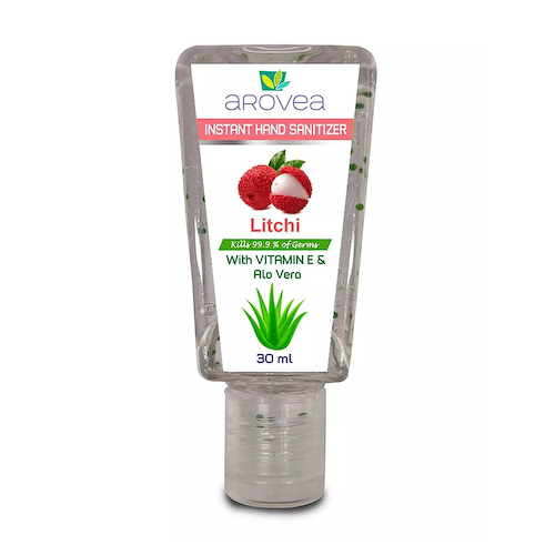 Антисептический гель для рук с Личи (30 мл), Instant Hand Sanitizer Litchi, произв. Arovea #1