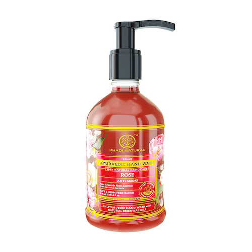Антисептик для рук с Розой (300 мл), Anti Germ Rose Handwash, произв. Khadi Natural #1