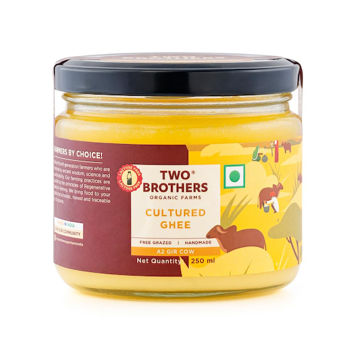 Культивированное масло Гхи (250 мл), Cultured Ghee, произв. Two Brothers #1