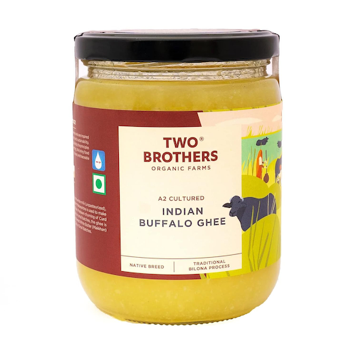 Масло Гхи из буйволиного молока (500 мл), Indian Buffalo Ghee, произв. Two Brothers #1