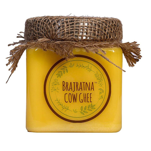 Масло Гхи из молока А2 (500 мл), A2 Hand-Churned Cow Ghee, произв. Brajratna #1