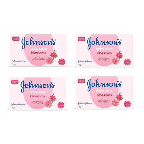 Детское цветочное мыло (4 x 75 г), Baby Soap Blossoms, произв. Johnson’s Baby #1