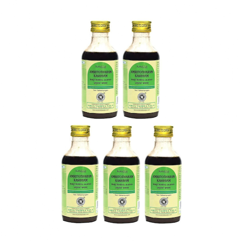 Набор Амритотхарам Кашаям (5 x 200 мл), Amritotharam Kashayam Set, произв. Kottakkal Ayurveda #1