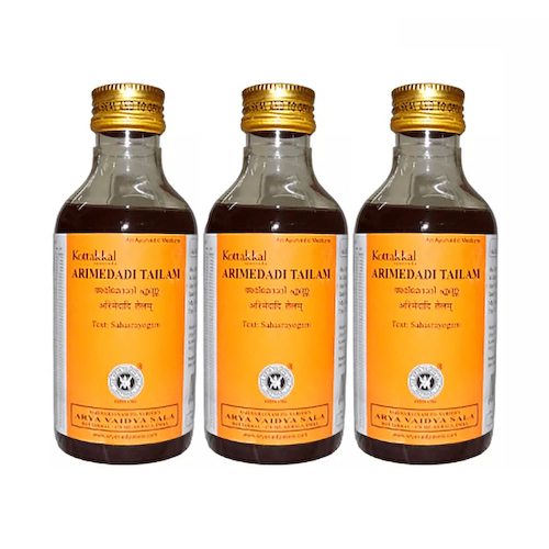 Набор Аримедади Тайлам (3 x 200 мл), Arimedadi Tailam Set, произв. Kottakkal Ayurveda #1