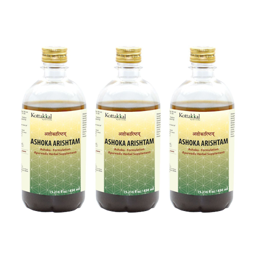 Набор Ашока Ариштам (3 x 450 мл), Asoka Arishtam Set, произв. Kottakkal Ayurveda #1