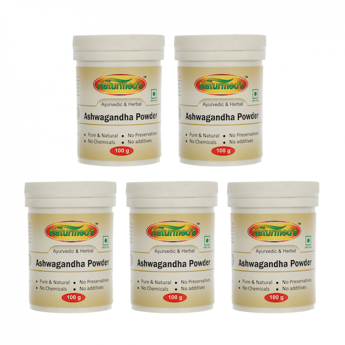 Набор Ашвагандхи (5 x 100 г), Ashwagandha Powder Set, произв. Naturmed&apos;s #1