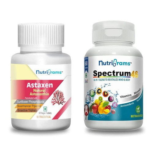 Набор Астаксен + Спектрум46 (2 x 60 таб), Astaxen + Spectrum46 Set, произв. Nutrigrams #1