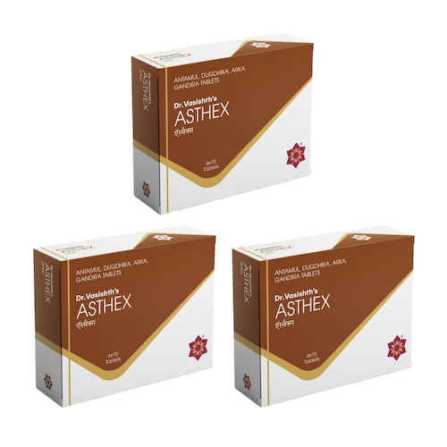 Набор Астекс (3 x 60 таб), Asthex Set, произв. Dr. Vasishth’s #1