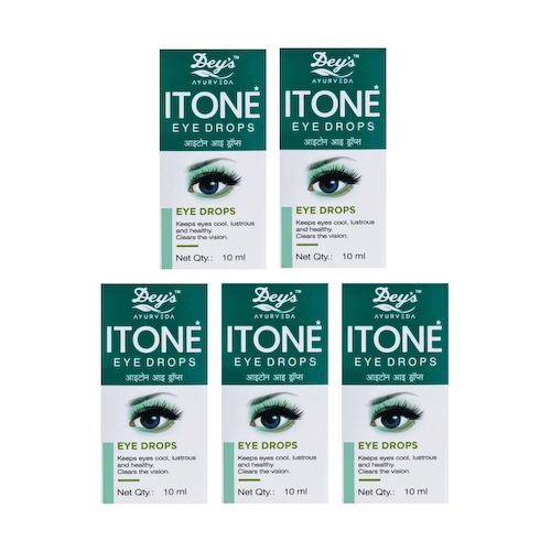 Набор Айтон: глазные капли (5 x 10 мл), Itone Eye Drops Set, произв. Dey&apos;s Medical #1