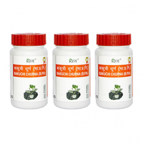 Набор Бакучи Чурна (3 x 50 г), Bakuchi Сhurna Set of 3, произв. Patanjali #1