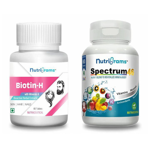 Набор Биотин-Х + Спектрум46 (2 x 60 таб), Biotin-H + Spectrum46 Set, произв. Nutrigrams #1
