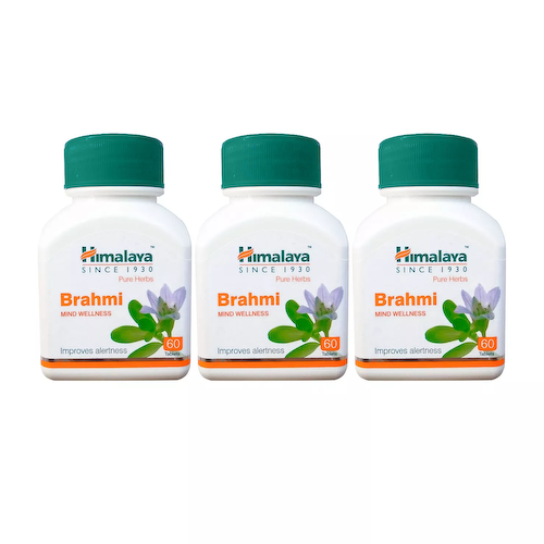 Набор Брахми (3 х 60 таб, 250 мг), Brahmi Set, произв. Himalaya #1